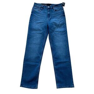 NWT MILE END jeans blue stretchy high rise waist straight leg Vintage Modern 29